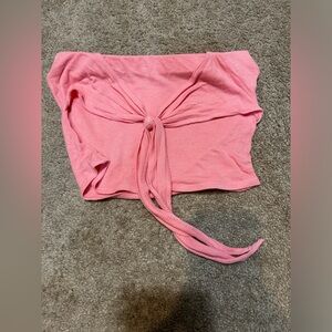 Pink tube top